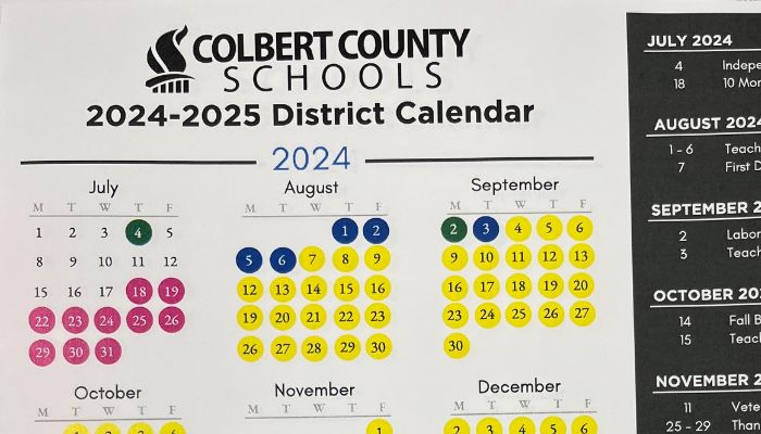 2024-2025 School Calendar