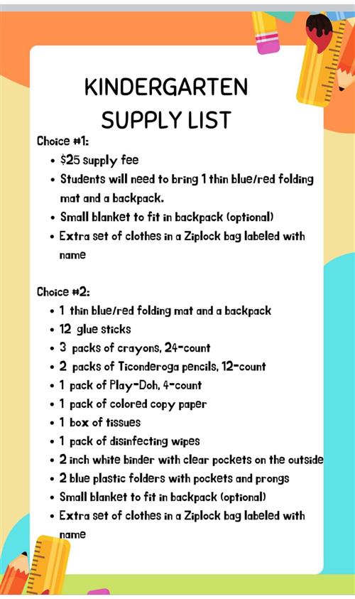 School Supplies 24-25