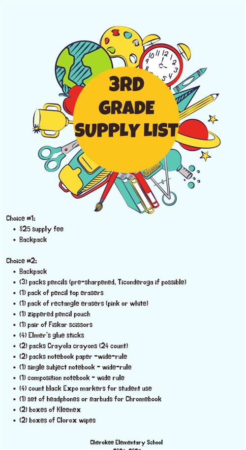 School Supplies 24-25