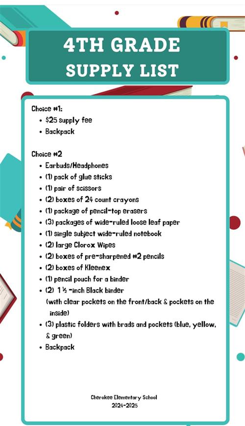 School Supplies 24-25
